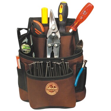 Graintex NS1207 10 Pocket Nail and Tool Pouch