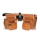 Mechtools Leather Tool Belt, Tools Pouch, Tool Holster, 12 Pocket Tool Pouch, Tool Belt with Hammer Holder, Heavy-Duty Knife Holder, Pencil Pockets, Marker Pockets, Measuring Tape Holder