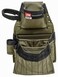 The Diamondback Miter Tool Pouch - Clip-On Tool Belt Pouch with 3 Pockets, 7 Slots, &amp; 3 Loops- Lightweight Belt Tool Pouch- Durable Tool Pouch with Belt Clip 15.25"x10.25", 1 lb (Ranger Green)