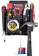 Hultafors Work Gear HT5421 Electrician's Premium Leather Tool Pouch, Molded Front Pockets, Tape Chain, Metal Tool Clip, Leather Hammer Loop