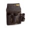 OX Tools Pro Leather Tool Pouch for Left Handed Contractor Drywall Pouch - Oil Tanned Leather Tool Belt Pouches Hammer Loop, Belt Loops, Framing Drywaller's Tool Organizer Bag OX-P263801LH