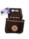 Zeluga 20-418 Heavy Duty Suede Leather Chalk Reel Tool Pouch with Tape Holder, Brown