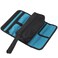 Tool Roll Up Pouch, Foldable Tool Roll Organizer Storage Holder Multi-Purpose Canvas Roll Up Small Tool Bag Professional Electrical and Maintenance Tool Pouch Tote with Zipper Hanging Loop