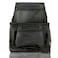 Graintex OS2265 9 Pocket Nail &amp; Tool Pouch Black Color Top Grain Oil Tanned Leather for Framers, Constructors, Electricians, Plumbers, Handyman