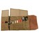 Hide &amp; Drink, Waxed Canvas &amp; Leather Tool Roll, Multi-Tool Bag, Travel Multipurpose Organizer, Handmade Includes 101 Year Warranty :: Fatigue