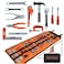 BLACK+DECKER Kids Tool Bag Set 13-Piece Junior Roll Up Bag Pretend Play Tools, Hammer, Phillips Screwdriver, Pliers, Adjustable Wrench &amp; More! for Boys &amp; Girls Ages 3+