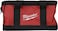 Milwaukee 13-inch x 7-inch x 7-inch Red and Black Canvas Tool Bag