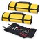 Akamino 2 Pack Canvas Roll Up Tool Bag, Multi-Purpose Tool Pouch with Zipped Compartments Heavy Duty Hanging Tool Organizer for Wrench Screwdriver Tool Storage