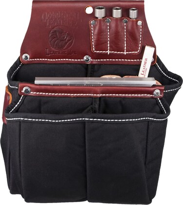 Occidental Leather 8068 Occidental Hand crafted Leather 9 Compartment Impact Gun &amp; Drill Bag