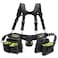 AWP Trapjaw General Construction Polyester Tool Rig   TrapJaw Tool Rig with Suspenders,Black, Green