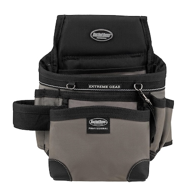 Bucket Boss - Mullet Buster Carpenter&acirc;&euro;&trade;s Pouch, Pouches - Professional Series (55200), Gray