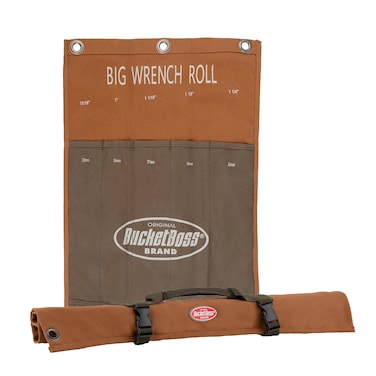 Bucket Boss Big Wrench Roll in Brown, 70005