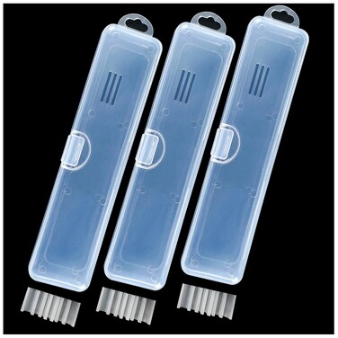 Tongue Scraper Case, Portable Tongue Scraper Travel Case&iuml;&frac14;&OElig;Transparent Tongue Cleaner Case&iuml;&frac14;&OElig;Tongue Scraper Holder