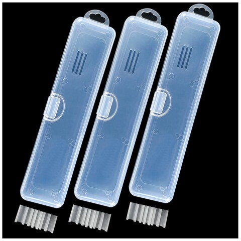 Tongue Scraper Case, Portable Tongue Scraper Travel Case&iuml;&frac14;&OElig;Transparent Tongue Cleaner Case&iuml;&frac14;&OElig;Tongue Scraper Holder