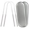 Gaia Guy Stainless Steel Tongue Scraper with Metal Case - 2 Pack - Plastic Free Tongue Scrapers for Adults, Tongue Cleaner for Oral Care &amp; Earth Care