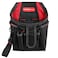 Olympia Tools 7 Pocket Tool Pouch with Belt Clip, Black &amp; Red