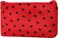 YSSZAM Red and Black Love Heart Travel Toiletry Bag Make Up Bags, Portable Travel Cosmetic Bag Makeup Case Heart Dot Print Toiletry Wash Organizer for Bottles, Cosmetics,Bathroom Toiletries