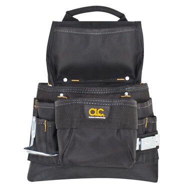 CLC Custom Leathercraft 5833 Ballistic Poly Nail And Tool Bag, 9 Pocket