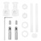 LT Easiyl 1Set Toilet Seat Mounting Fittings Toilet Lid Screws Stainless Steel Top Fixing Hinges Accessories for Wall Hung Toilet Firm Toilet Covers Replacement