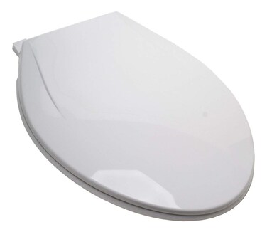 Plumbing Technologies LLC 2C5E4-00 White Plastic Slow Close Elongated Residential Toilet Seat