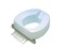 Fabrication Enterprises Raised Toilet seat, Bolt-Down Bracket, White