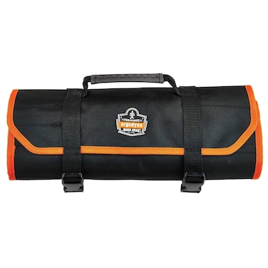 Ergodyne Arsenal 5871 Tool Roll-Up Pouch, 21-Pockets, Polyester, Black , Tall
