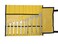 BULL TOOLS 20 Pocket Wrench Organizer &amp; Tool Roll Up Pouch 100% Water Proof Polyester 18oz Both Side Waxed Coated Duck Canvas, Metric &amp; SAE - Yellow - (Tools are not included)