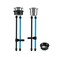 Toilet Push Button, 38mm Thread Diameter Dual Push Flushing Button, Adjustable Toilet Water Tank Button