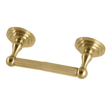Kingston Brass BA2718BB Milano Toilet Paper Holder, Brushed Brass 8.88 x 3.19 x 2.63