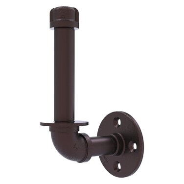 Allied Brass P-110-UPTP-ABZ Pipeline Collection Upright Toilet Paper Holder, Antique Bronze