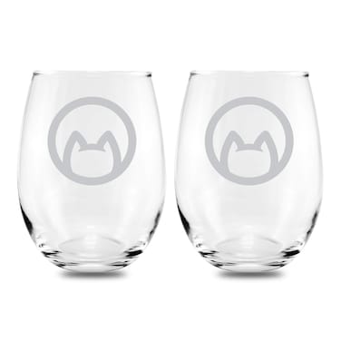 Americat Company Set of 2 Cat Stemless Wine Glasses and Drink Glasses &acirc;&euro;&ldquo; Cute &amp; Classy &acirc;&euro;&ldquo; Cat Lover and Wine Lover Gift &acirc;&euro;&ldquo; 21 Ounces &acirc;&euro;&ldquo; Dishwasher Safe &acirc;&euro;&ldquo; Made in the USA (Set of 2)