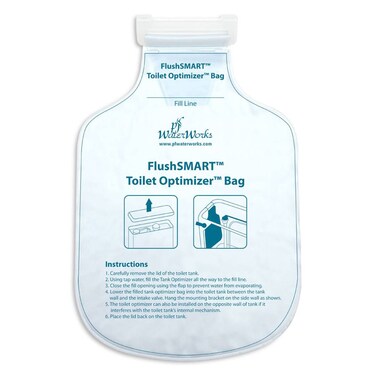 PF WaterWorks FlushSMART Water Saving Toilet Tank Optimizer Insert/Bag; PF0550