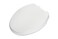 Barkley Plastic Toilet Seat with Stick Tight - Slow Close Toilet Seat with Soft Close, Hardware Included, No More Movement Feature, Fits Most Manufacturers Round Toilets