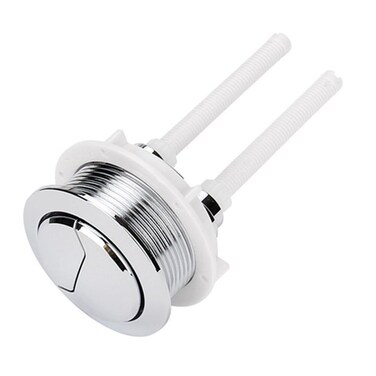 Silver Toilet Push Thread Diameter Dual Push Flushing Button Adjustable Toilet Water Tank Button,Compatible with Glacier Bay Aquasource TOTO, KOHLER, Twfords Toilet Parts Plumbing&iuml;&frac14;&circ;48mm&iuml;&frac14;&permil;