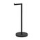 POKIM Matte Black Toilet Paper Holder Stand 2.0 for Bathroom Floor Freestanding TP Roll Storage 304 SUS Stainless Steel Rustproof Pedestal Lavatory Tissue Handle