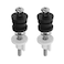 Create idea 2 Sets Toilet Seat Hinge Bolts Kit Heavy Duty Toilet Seat Fastener Steel Toilet Seat Screws with Plastic Nuts and Metal Washers Toilet Hardware for Fastening