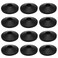 LT Easiyl 12pcs Toilet Seat Fixed Seals Toilet Seat Rubber Washers Toilet Seat Rubber Fitting Black Fixture Tapered Rubber Gasket Toilet Seat Non Slip Seal