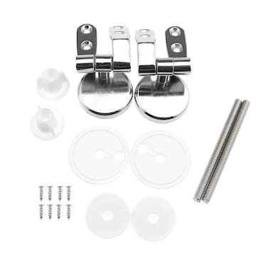 SING F LTD Zinc Alloy Finished Replacement Universal WC Hinge for MDF Wooden Toilet Seat Resin Toilet Cover