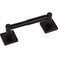 Delaney Hardware 510004 1100 Series Black Toilet Paper Holder, Matte Black Toilet Paper Holder, Black Toilet Paper Holder Look