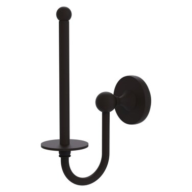 Allied Brass SL-24U-ORB Shadwell Collection Upright Tissue Toilet Paper Holder, Oil Rubbed Bronze