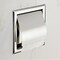 LUANT Recessed Paper Holder for Bathroom Storage, Toilet roll Holder, Stainless Steel, Polished Chrome