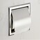 LUANT Recessed Paper Holder for Bathroom Storage, Toilet roll Holder, Stainless Steel, Polished Chrome
