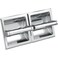 Moen 5577 Donner Hotel and Motel Double Recessed Paper Holder, Chrome