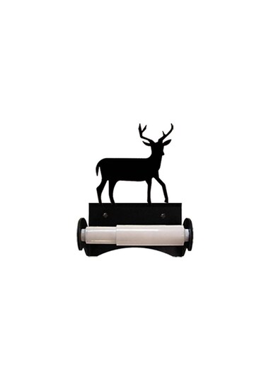 7.5 Inch Deer Toilet Tissue Holder