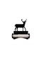 7.5 Inch Deer Toilet Tissue Holder
