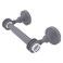 Allied Brass PG-24D Pacific Grove Collection Two Post Dotted Accents Toilet Paper Holder, Matte Gray