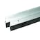 Frost King SB36 Extra Brush Door Sweep, 2-inch X 36-inch Long, Silver-Aluminum - 2-Pack