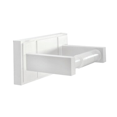 Croydex WA971122YW Maine Toilet Roll Holder, White