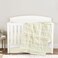 Lush Decor Belle Embellished Soft Baby/Toddler 3 Piece Bedding Set, 50" x 36", Ivory