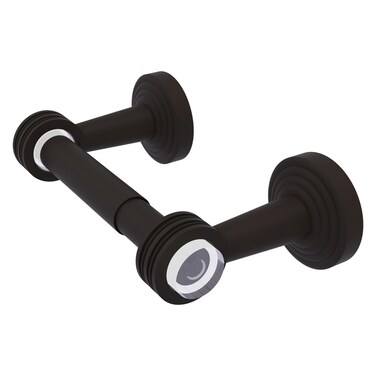 Allied Brass PB-24D-ORB Pacific Beach Collection Two Post Tissue Dotted Accents Toilet Paper Holder, Oil Rubbed Bronze